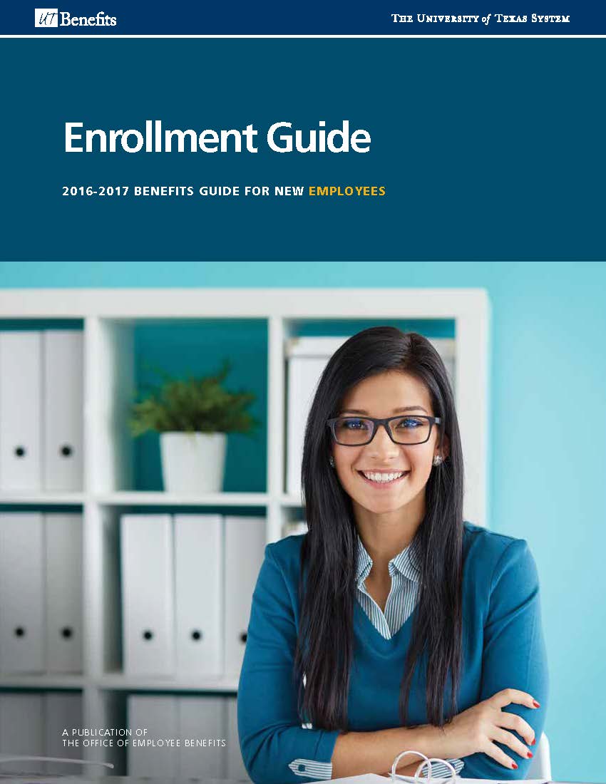 Ut Permian Basin >> Enrollment guide cover with an employee Ut Permian Basin >> Enrollment guide cover with an employee