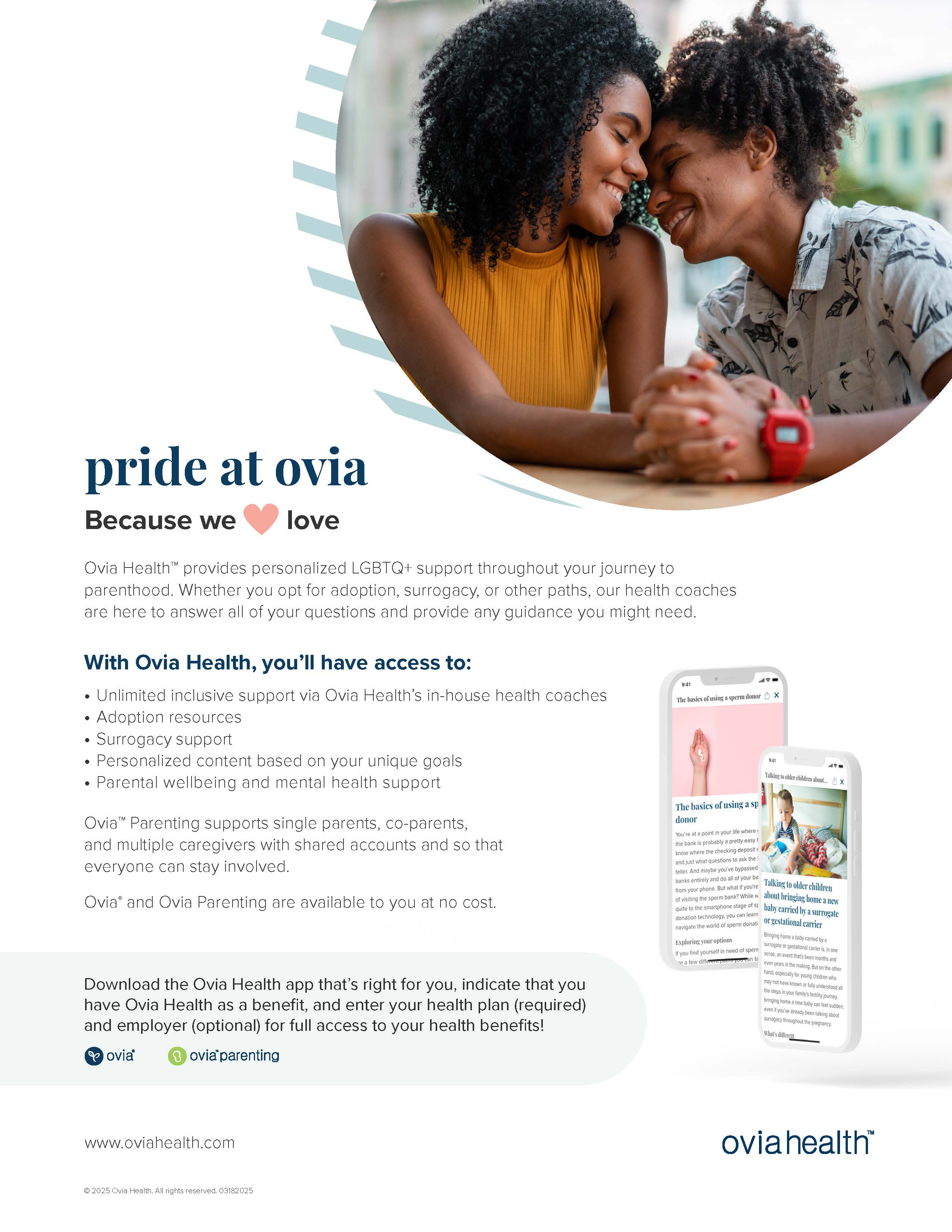 UT SELECT Ovia Health Support for LGBTQ Families cover