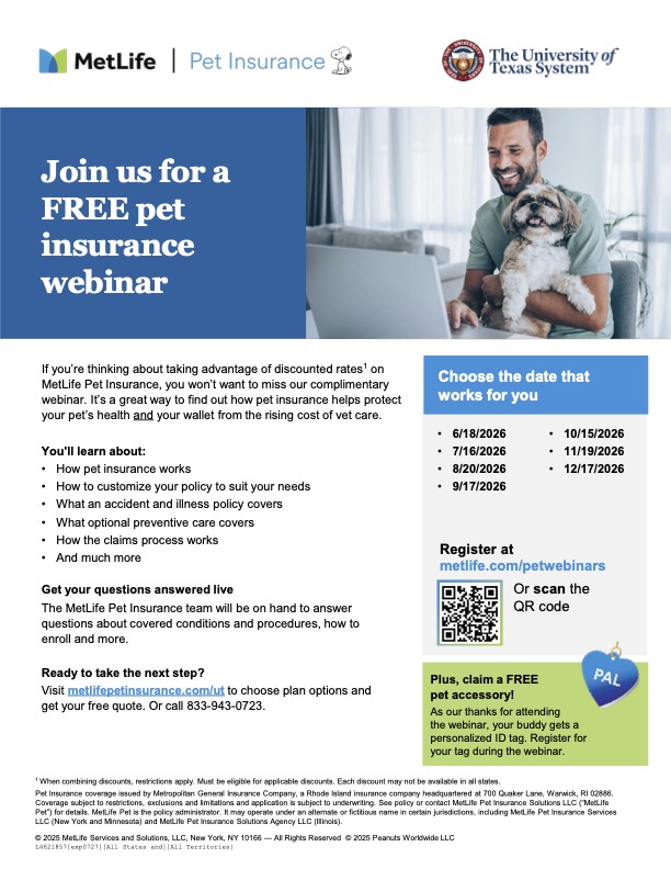 MetLife Pet Webinar Flyer Cover
