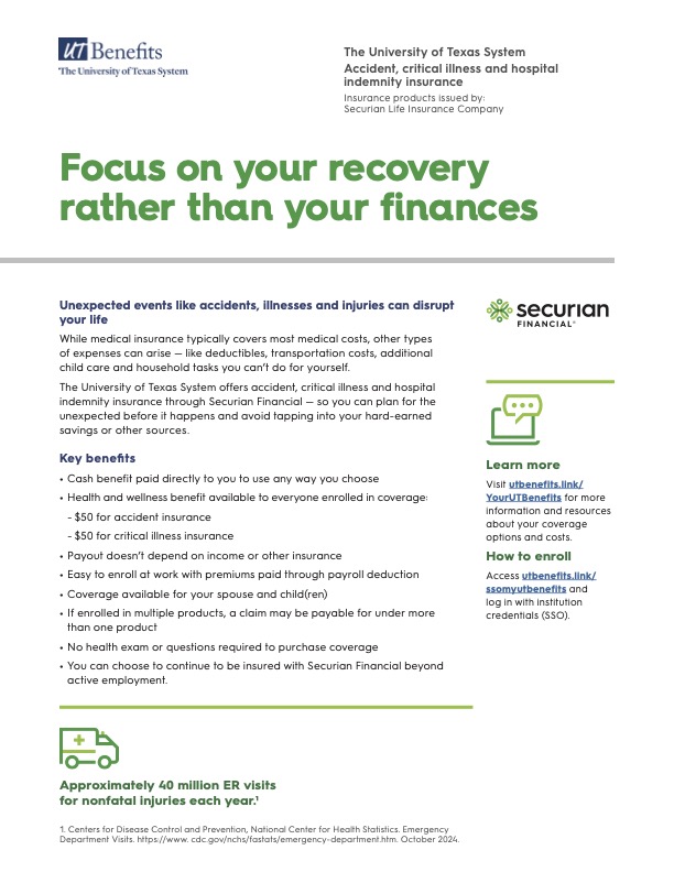 Securian Financial Unexpected Events Cover