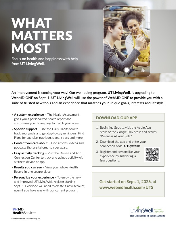 Living Well Platform How to Guide flyer image