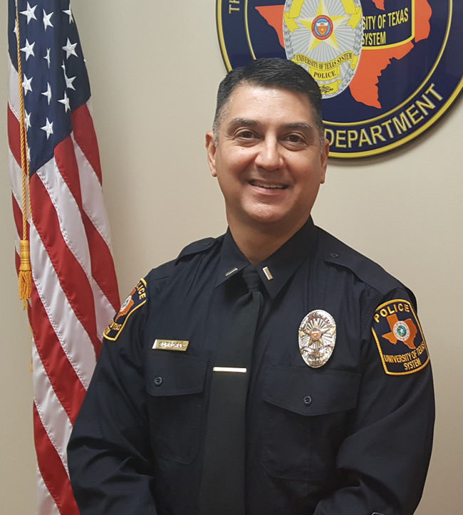 Arthur Barrera photo, officer at UT Rio Grande Valley