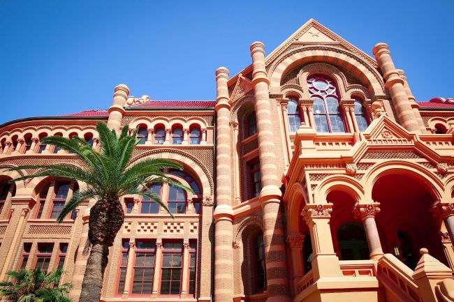 Front building facade of "Old Red"