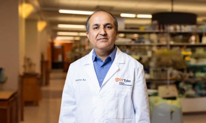Dr. Santosh Aryal, Ben and Maytee Fisch College of Pharmacy associate professor
