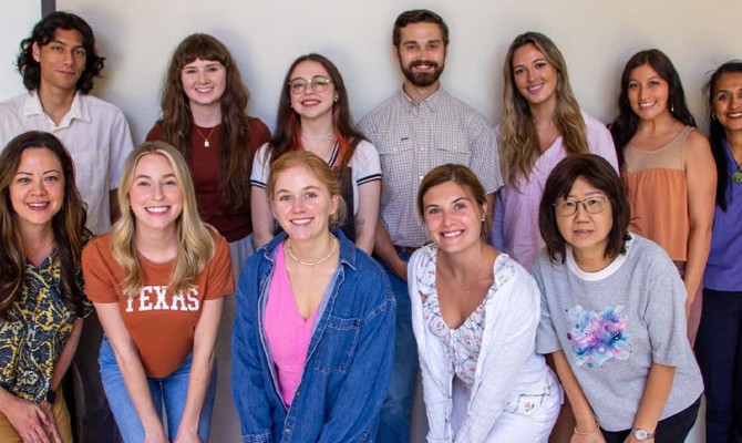 Members of the first Longhorns in Residence cohort.