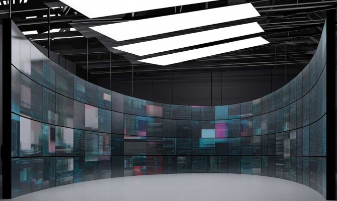 Immersive space unites robotics, visualization and next-generation architectural design.