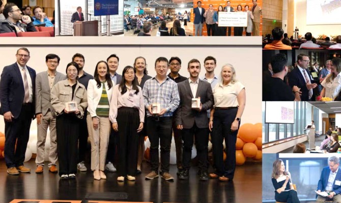 Collage of students, faculty, staff and industry partners