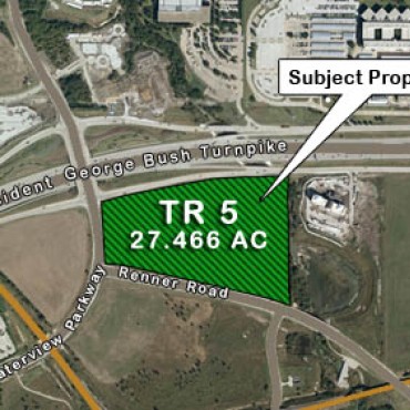 Primary map for property: Tract 5: 27.466 acres