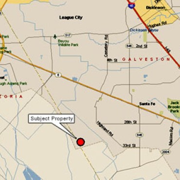 Primary map for property: Halls Bayou: Undivided 1/6 interest in 108.5 acres 