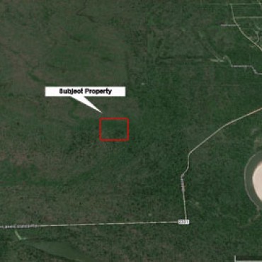 Primary map for property: 3 acres in Liberty County