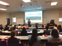 UTRGV students attend orientation for the biomedical sciences program