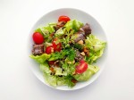 Mixed salad with cherry tomatoes