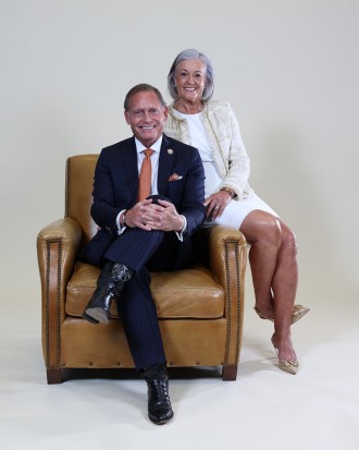 John M. Zerwas, MD, with his wife Sylvia.