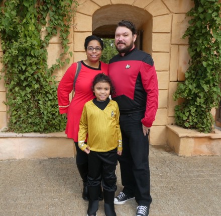 Natasha Rogers, UT System Safety Coordinator, and her family.